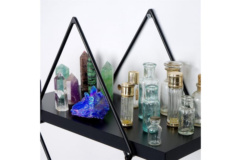 Sivrice Vägghylla 31x15 cm - Svart - Förvaring - Hylla - Vägghylla