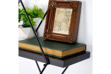 Sivrice Vägghylla 31x15 cm - Svart - Förvaring - Hylla - Vägghylla