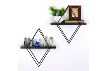 Sivrice Vägghylla 31x15 cm - Svart - Förvaring - Hylla - Vägghylla