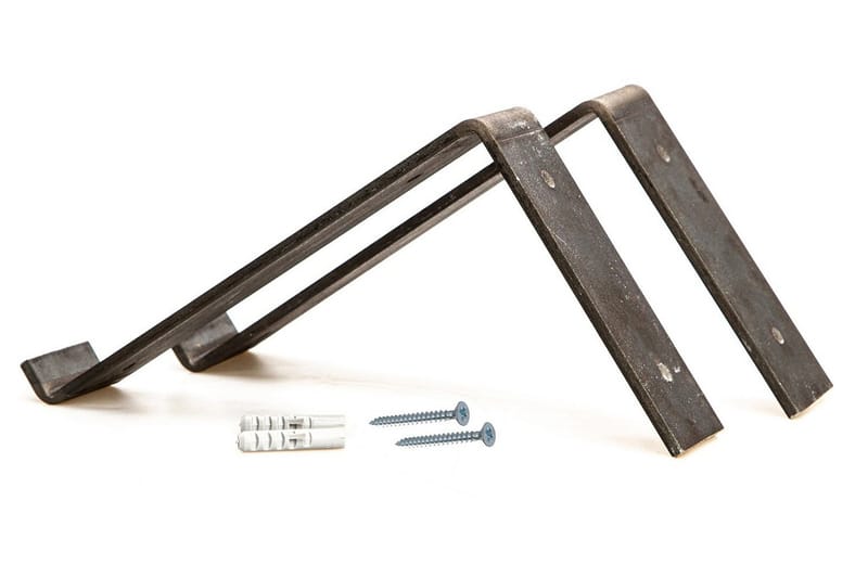 Straad Vägghylla 60 cm - Svart/Valnöt - Förvaring - Hylla - Vägghylla