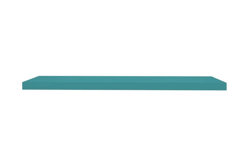 Svävande vägghylla blå 100x23,5x3,8 cm MDF - Blå - Vägghylla - Väggförvaring