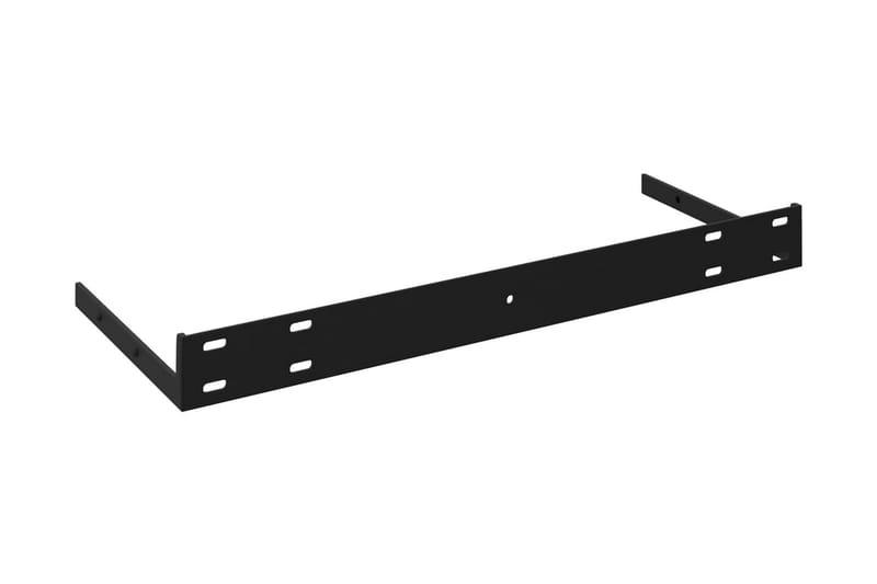 Svävande vägghylla svart 60x23,5x3,8 cm MDF - Svart - Vägghylla - Väggförvaring