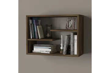 Tera Home Vägghylla - Valnöt - Förvaring - Hylla - Vägghylla