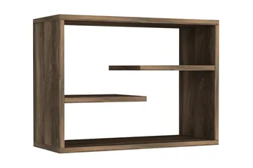 Tera Home Vägghylla - Valnöt - Förvaring - Hylla - Vägghylla