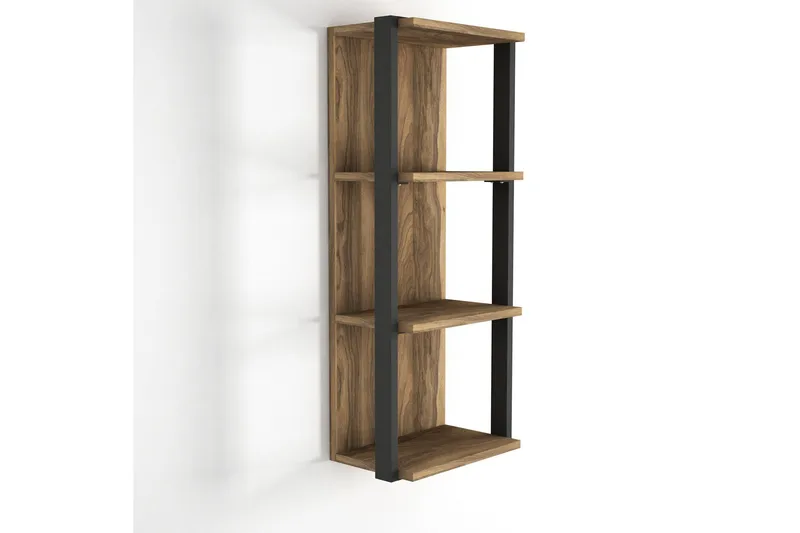 Tera Home Vägghylla - Valnöt - Förvaring - Hylla - Vägghylla