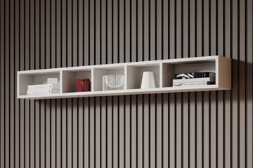 Toreno Vägghylla 19x169 cm - Vit - Förvaring - Hylla - Vägghylla