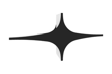 Vägghylla 20x90 cm - Svart - Förvaring - Hylla - Vägghylla