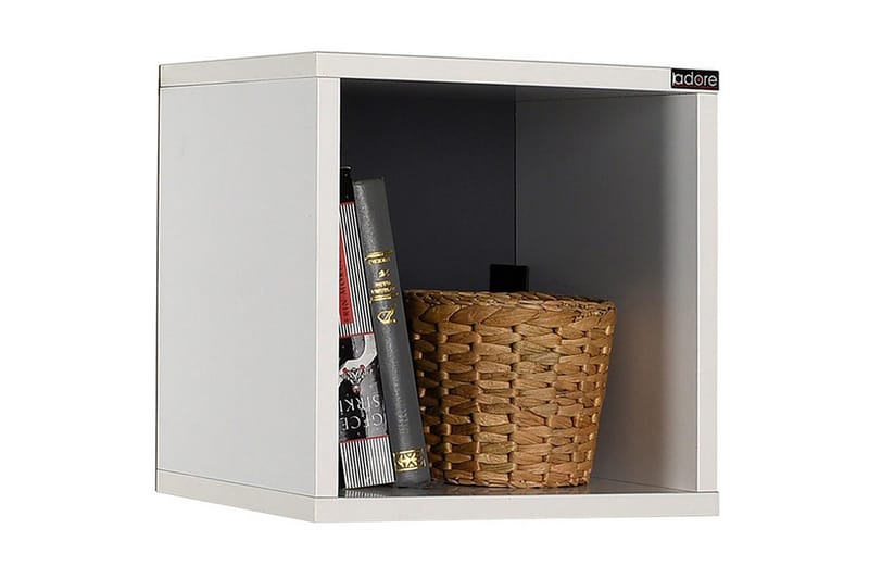 Vägghylla 33x33 cm - Vit - Förvaring - Hylla - Vägghylla