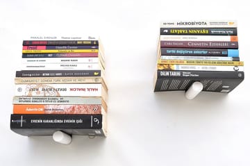 Vägghylla 6x21 cm - Vit/Svart - Förvaring - Hylla - Vägghylla