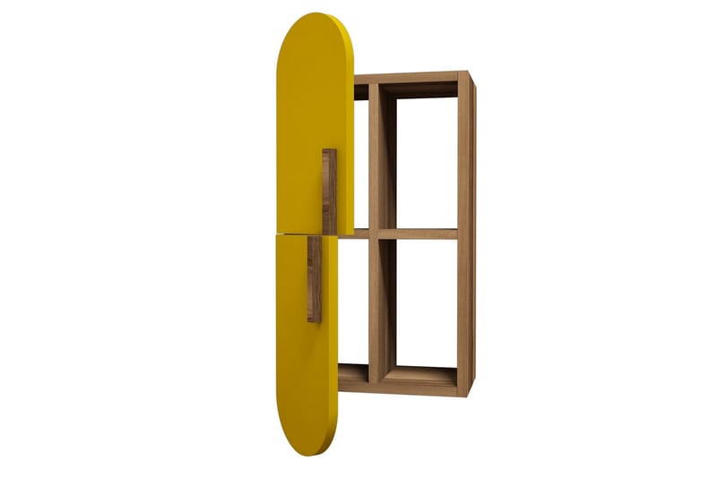 Vägghylla Amtorp 35 cm - Brun|Gul - Förvaring - Hylla - Vägghylla