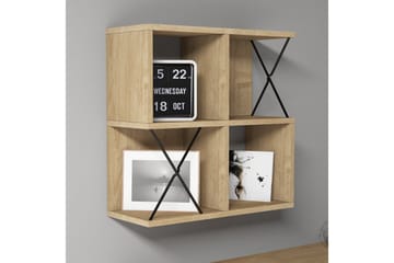 Vägghylla Amtorp 60 cm - Brun|Svart - Förvaring - Hylla - Vägghylla