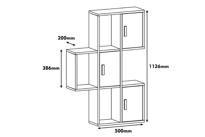 Vägghylla Amtorp 75 cm - Brun - Vägghylla - Väggförvaring