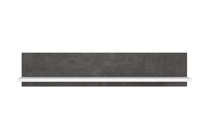 Vägghylla Belchin 22x125 cm - Grå/Vit - Förvaring - Hylla - Vägghylla