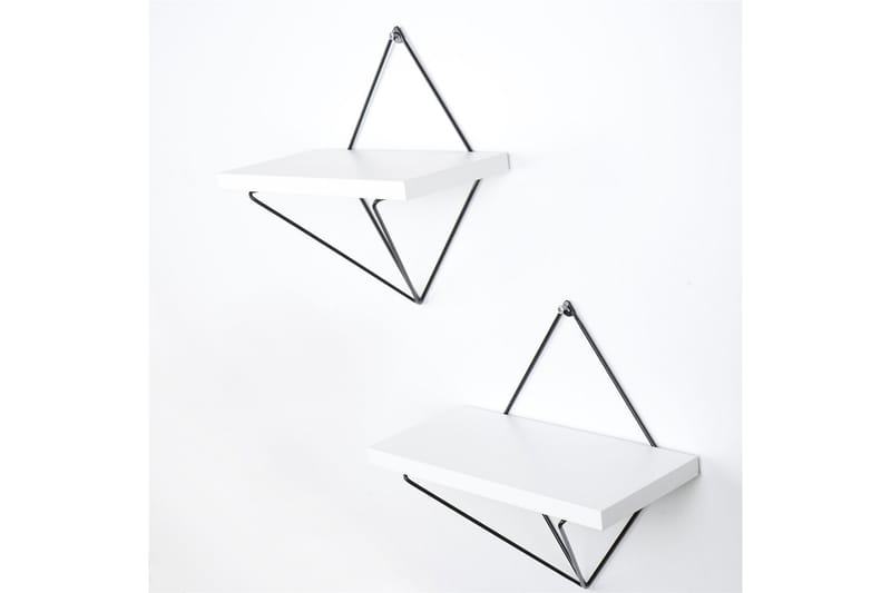 Vägghylla Ergani 30x14 cm - Svart - Förvaring - Hylla - Vägghylla