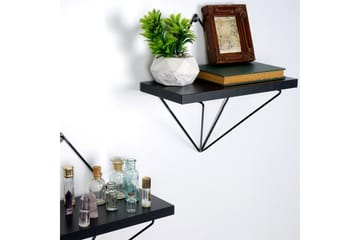 Vägghylla Ergani 30x14 cm - Vit - Förvaring - Hylla - Vägghylla