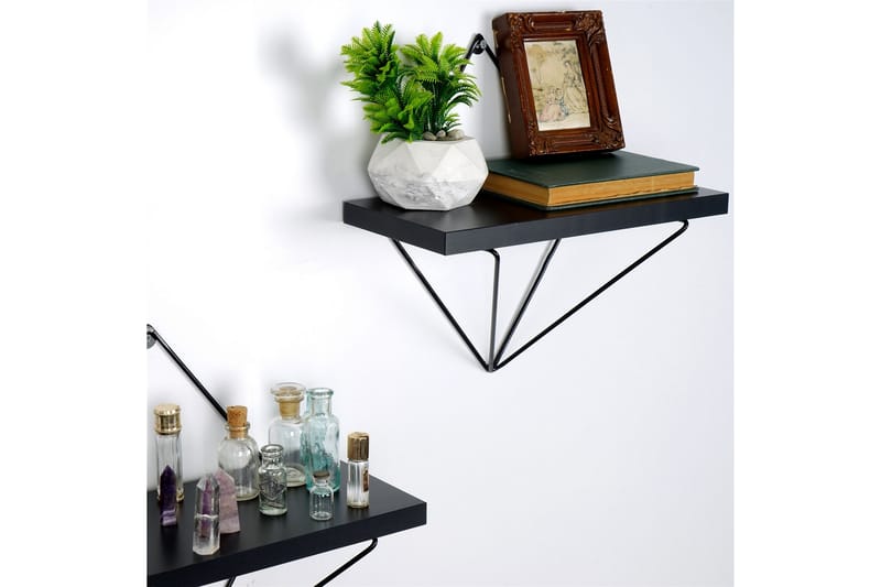 Vägghylla Ergani 30x14 cm - Vit - Förvaring - Hylla - Vägghylla