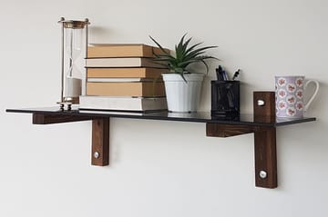 Vägghylla Evenwood 85 cm - Valnöt - Förvaring - Hylla - Vägghylla