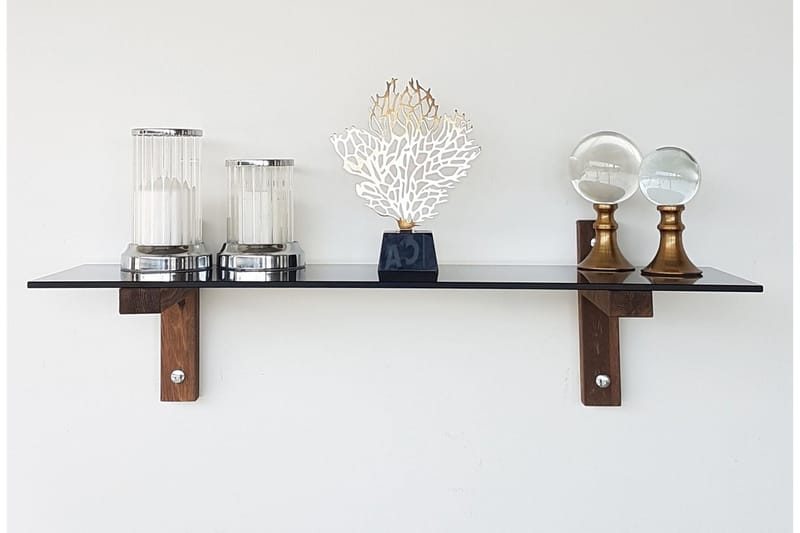 Vägghylla Evenwood 85 cm - Valnöt - Förvaring - Hylla - Vägghylla