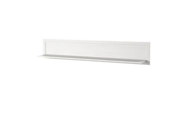 Vägghylla Getafez 25x177 cm - Vit/Natur - Förvaring - Hylla - Vägghylla