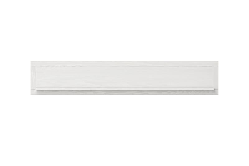 Vägghylla Getafez 25x177 cm - Vit/Natur - Förvaring - Hylla - Vägghylla