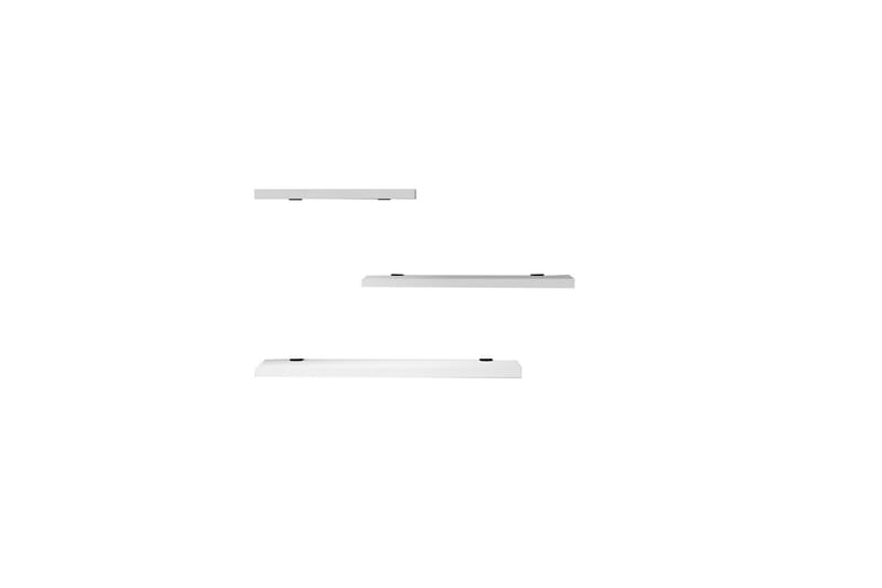 Vägghylla Jakor 2x30 cm 3-pack - Vit - Förvaring - Hylla - Vägghylla