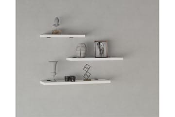 Vägghylla Jakor 2x30 cm 3-pack - Vit - Förvaring - Hylla - Vägghylla