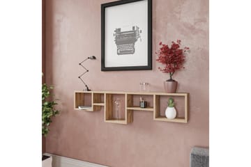 Vägghylla Karaseki Vägghylla 120x17 cm Trä/Natur - Förvaring - Hylla - Vägghylla