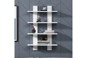 Vägghylla Laurela 60x16 cm - Vit - Förvaring - Hylla - Vägghylla