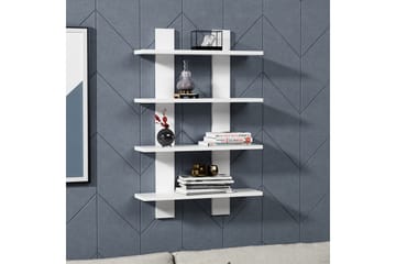 Vägghylla Laurela 60x16 cm - Vit - Förvaring - Hylla - Vägghylla