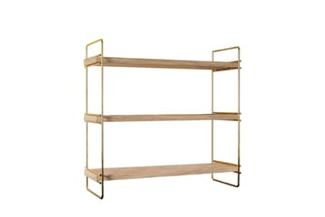 Vägghylla Naomasa 45 cm - Brun/Guld - Förvaring - Hylla - Vägghylla