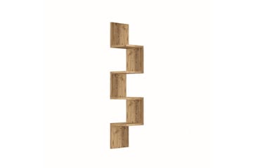 Vägghylla Qorgyle 22 cm - Brun - Förvaring - Hylla - Vägghylla
