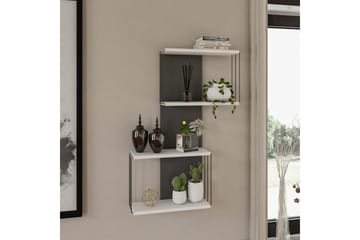 Vägghylla Riyana 62x18 cm - Vit - Förvaring - Hylla - Vägghylla