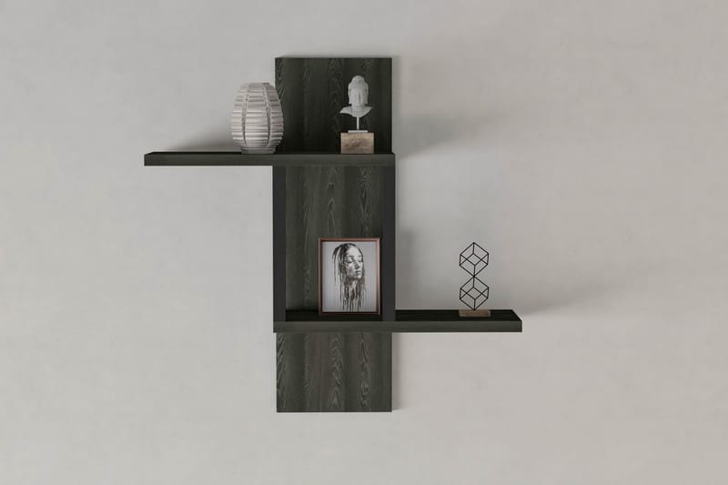 Vägghylla Smallwood 20x40 cm 2-pack - Antracit - Förvaring - Hylla - Vägghylla