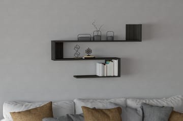 Vägghylla Tarner 20x120 cm 3-pack - Antracit - Förvaring - Hylla - Vägghylla