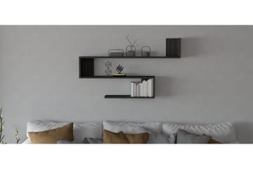 Vägghylla Tarner 20x120 cm 3-pack - Antracit - Förvaring - Hylla - Vägghylla