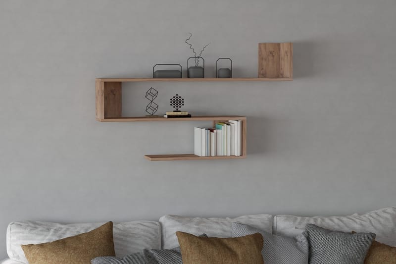 Vägghylla Tarner 20x120 cm 3-pack - Natur - Förvaring - Hylla - Vägghylla