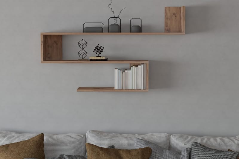 Vägghylla Tarner 20x120 cm 3-pack - Natur - Förvaring - Hylla - Vägghylla