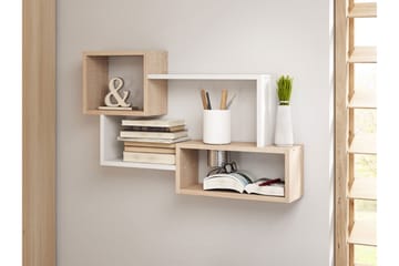 Vägghylla Trio 87x18x54 cm - Beige - Förvaring - Hylla - Vägghylla