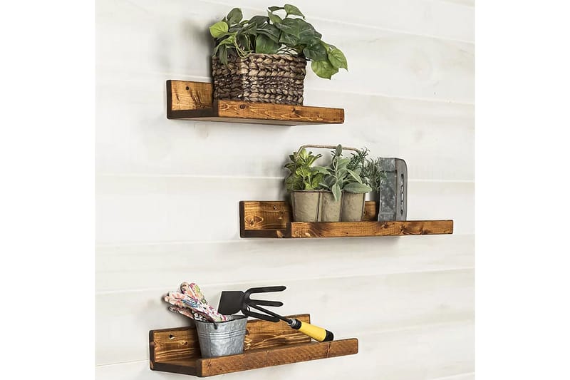 Vägghylla Urgby 60x15 cm - Brun - Förvaring - Hylla - Vägghylla