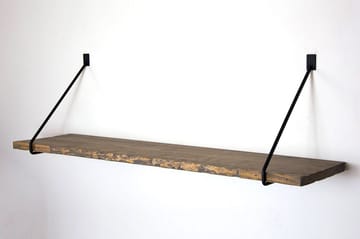 Vägghylla Valetin 60 cm - Valnöt|Svart - Förvaring - Hylla - Vägghylla