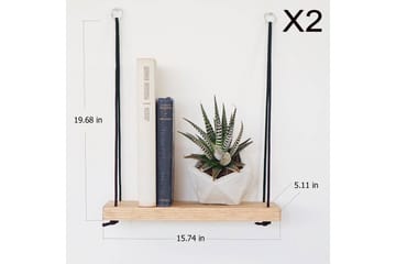 Vägghylla Valid 40 cm - Brun - Förvaring - Hylla - Vägghylla