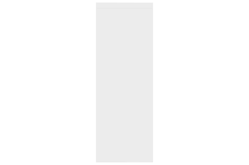 Vägghylla vit högglans 45,1x16x45,1 cm spånskiva - Vit - Vägghylla - Väggförvaring