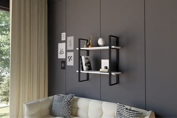 Vägghylla Zakkum 70x70 cm - Vit - Förvaring - Hylla - Vägghylla