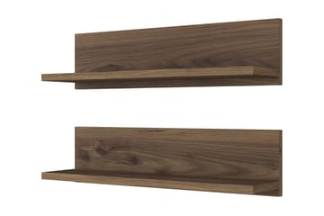 Vägghylla Palenque 13x60 cm - Valnöt - Förvaring - Hylla - Vägghylla