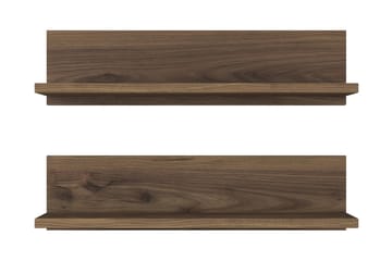 Vägghylla Palenque 13x60 cm - Valnöt - Förvaring - Hylla - Vägghylla
