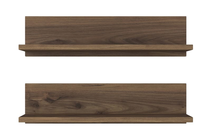 Vägghylla Palenque 13x60 cm - Valnöt - Förvaring - Hylla - Vägghylla