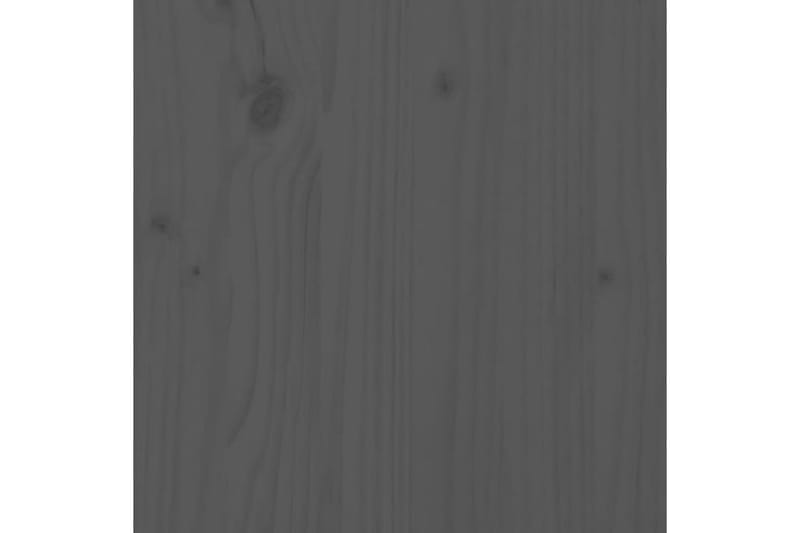 Väggskåp 2 st grå 100x30x35 cm massiv furu - Grå - Vägghylla - Väggförvaring
