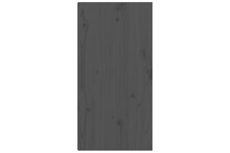 Väggskåp grå 30x30x60 cm massiv furu - Grå - Vägghylla - Väggförvaring