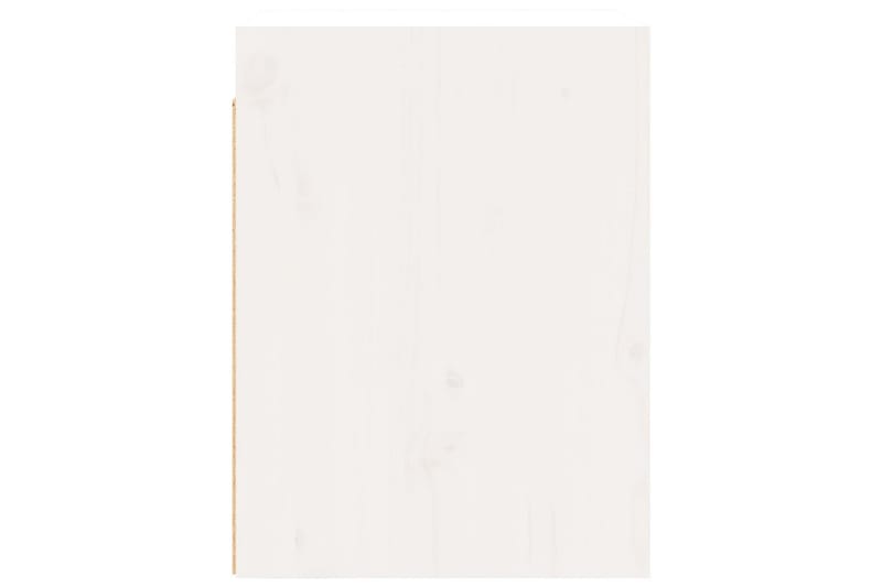 Väggskåp vit 30x30x40 cm massiv furu - Vit - Vägghylla - Väggförvaring