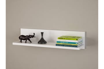 Vellavie Vägghylla 60 cm - Vit/Valnöt - Förvaring - Hylla - Vägghylla